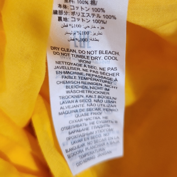 Yellow Floral Lace Dress - Picture 8 of 11